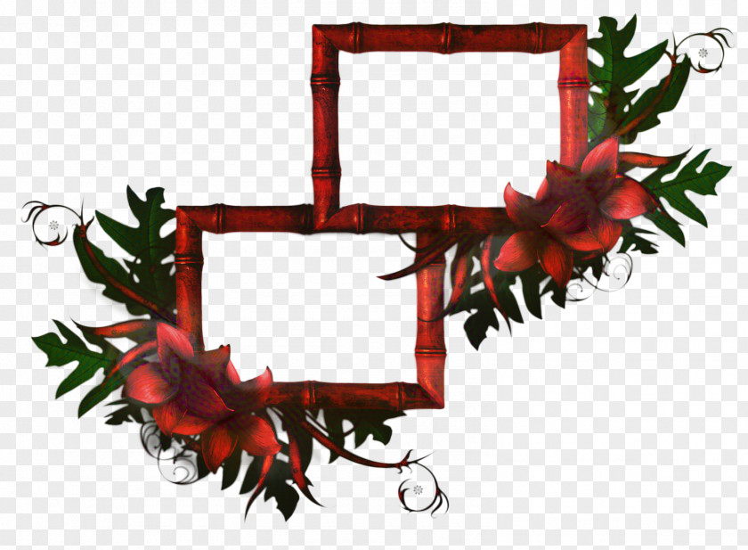 Rectangle Interior Design Christmas Picture Frame PNG