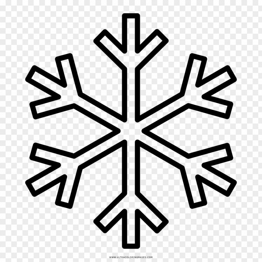 Snowflake Silhouette PNG