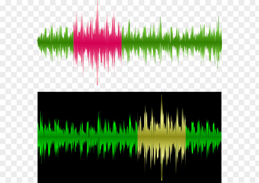 Sound Wave Microphone Recording And Reproduction Phonograph Record Clip Art PNG