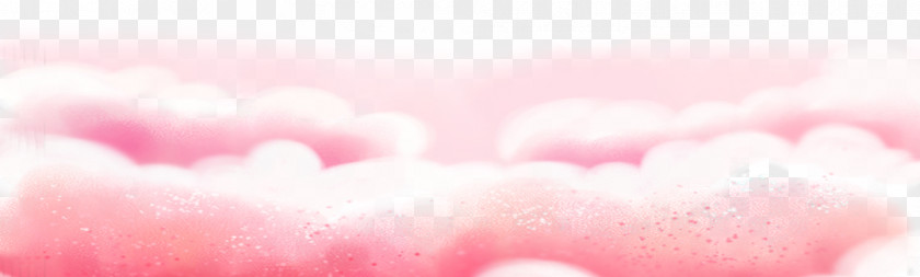 Cute Pink Clouds Petal Lip Sky Close-up Wallpaper PNG