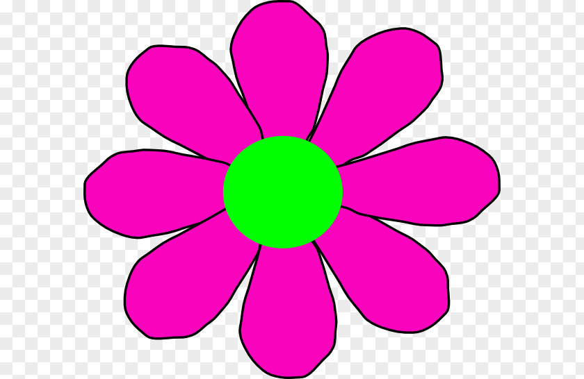 Green Flower Cartoon Drawing Clip Art PNG