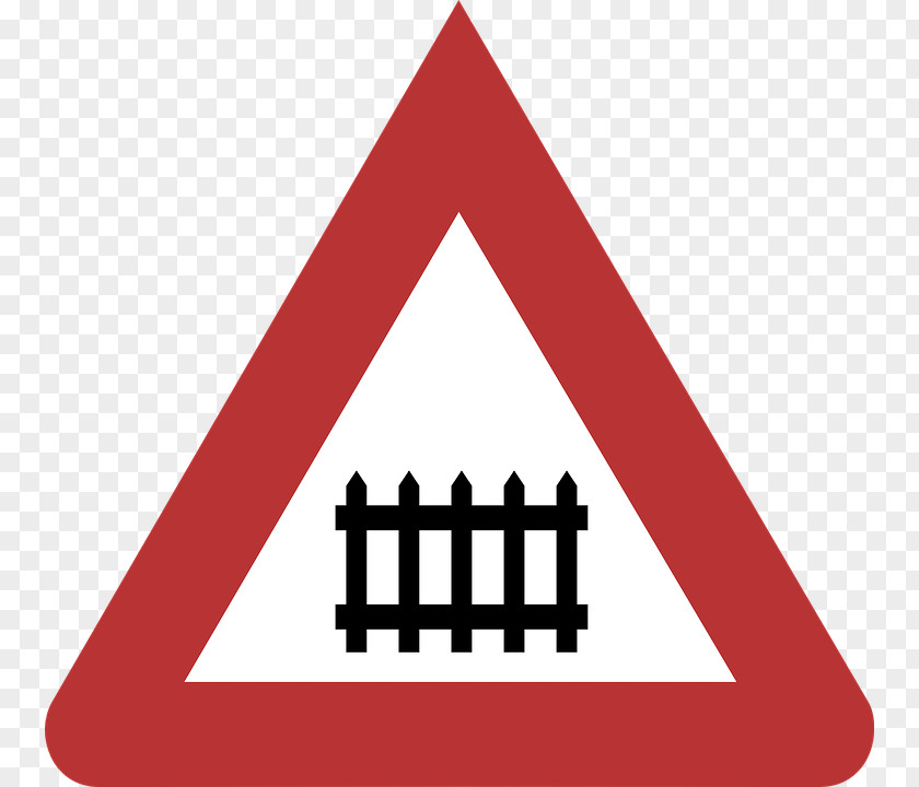 Kereta Sign Roadworks Traffic Baustelle Level Crossing PNG