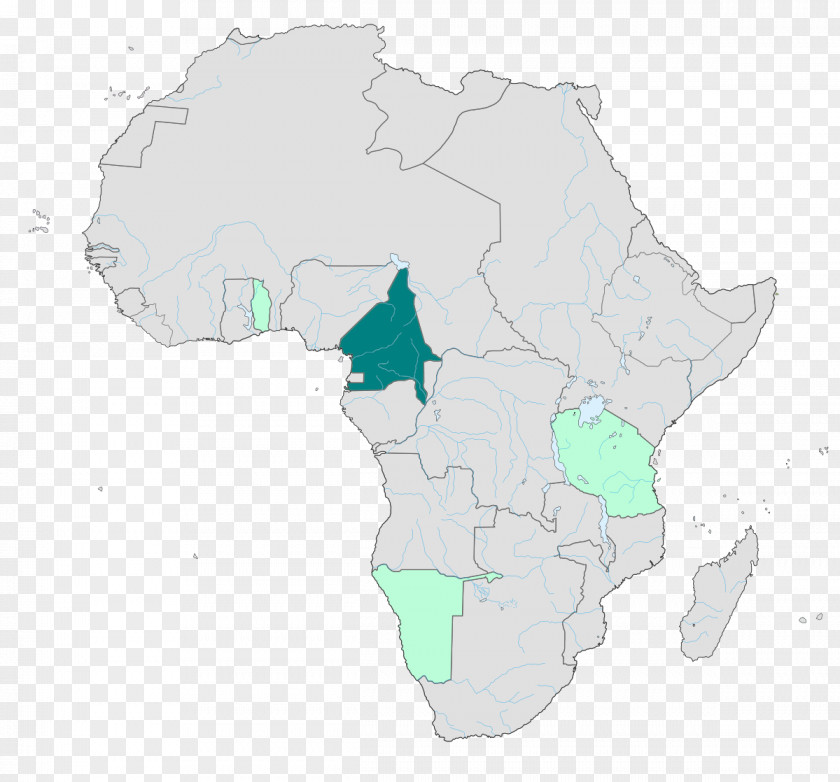 Map Kamerun German Colonial Empire Cameroon Congo PNG