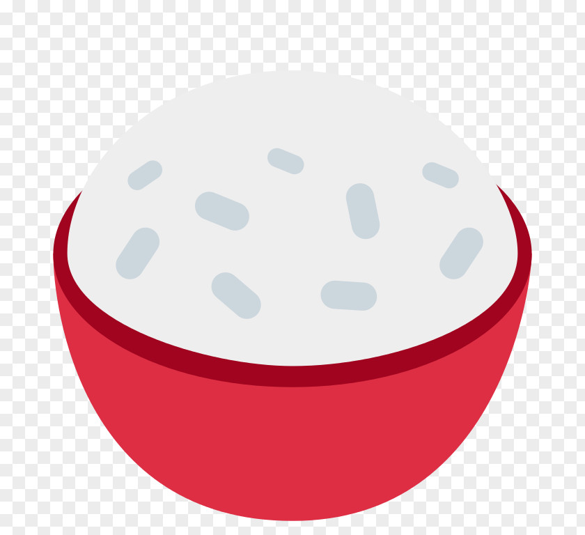 Rice Bowl Emoji Toast Cooked Food PNG