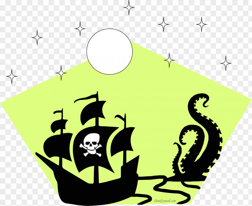 Teapot Sailing Ship Pirate Cartoon PNG