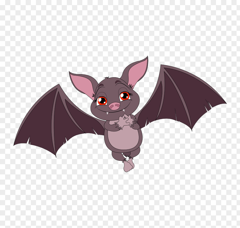 Animal,bat Bat Cartoon Illustration PNG