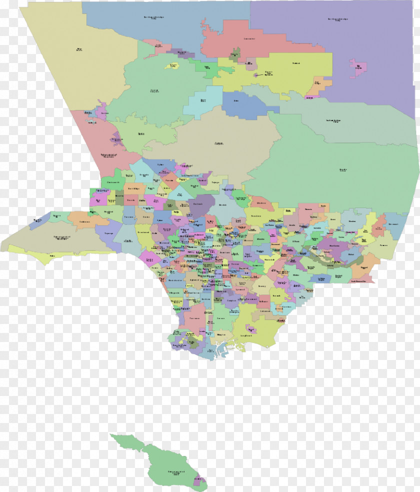 Boundary Pacific Palisades Panorama City Chinatown Century Mapping L.A. PNG