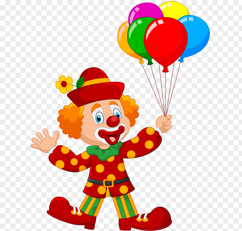 Cartoon Clown Circus Stock Photography Illustration PNG