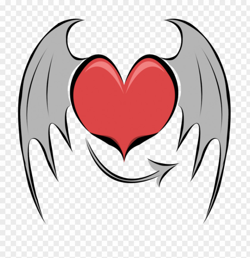 Human Demon Art Clip Illustration Heart Character M-095 PNG