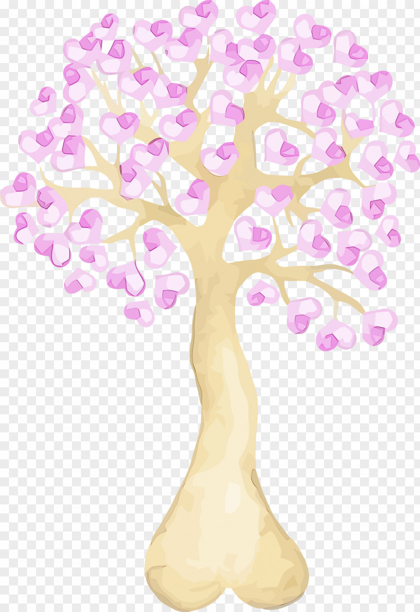 Pink Tree Woody Plant Stem PNG
