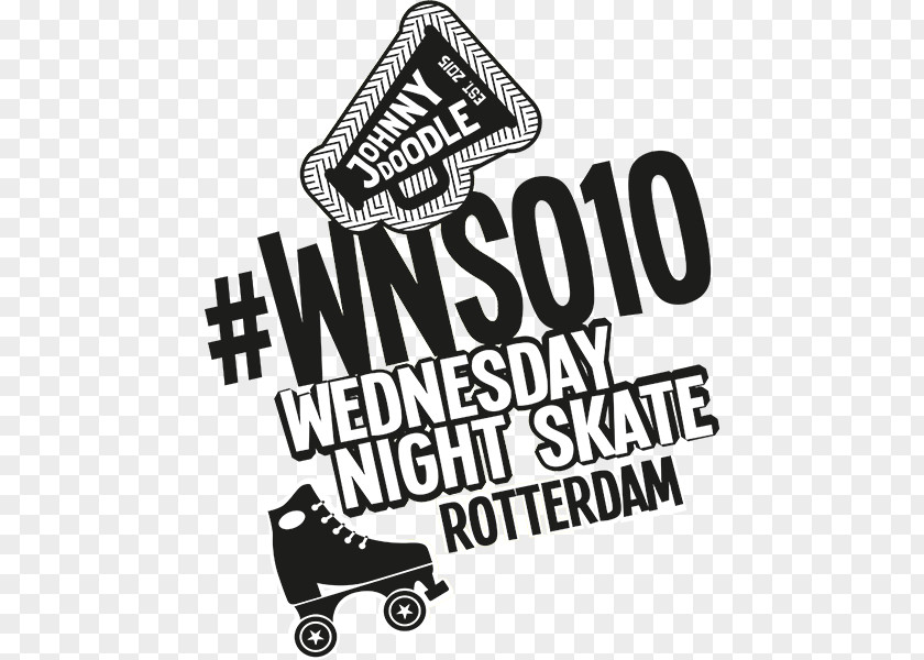 Roller Disco Logo Skateboarding Rotterdam Font PNG