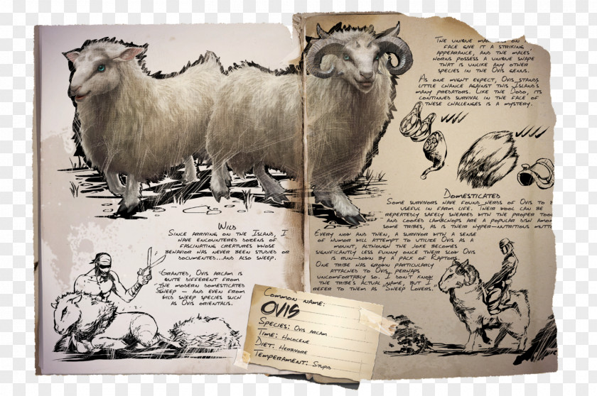 Sheep ARK: Survival Evolved Baryonyx Iguanodon Yutyrannus PNG