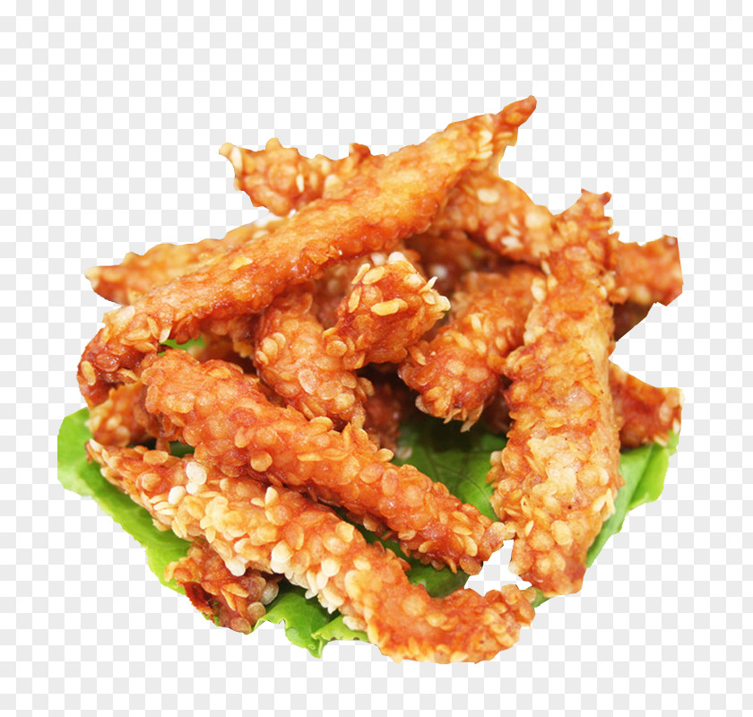 A Snow Chicken Crispy Fried Fingers Karaage PNG