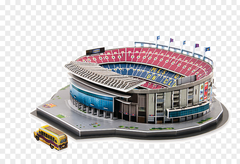 Camp Nou FC Barcelona Puzz 3D Jigsaw Puzzles Santiago Bernabéu Stadium PNG