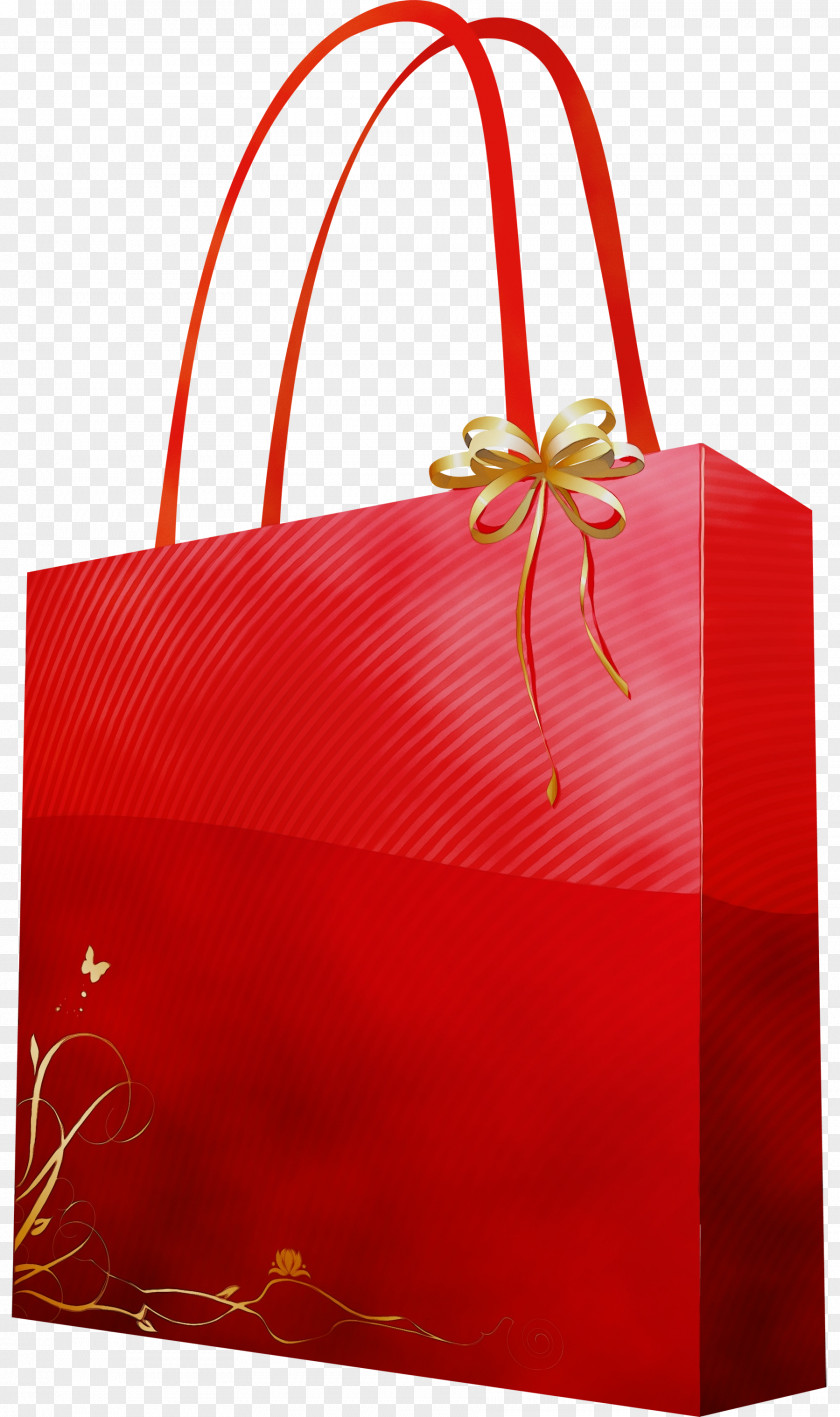 Packaging And Labeling Ribbon Shopping Bag PNG