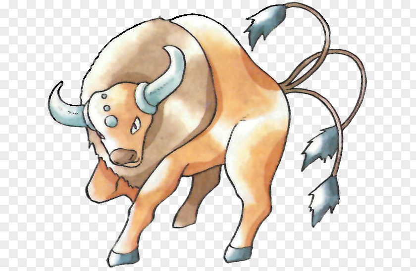 Pokémon Red And Blue Stadium Yellow Tauros PNG