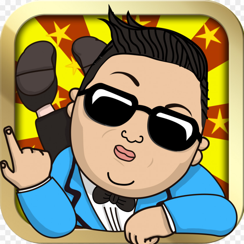 Gangnan Style Gangnam Glasses Game Clip Art PNG