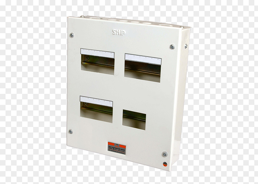 Single Door Circuit Breaker Electrical Network PNG