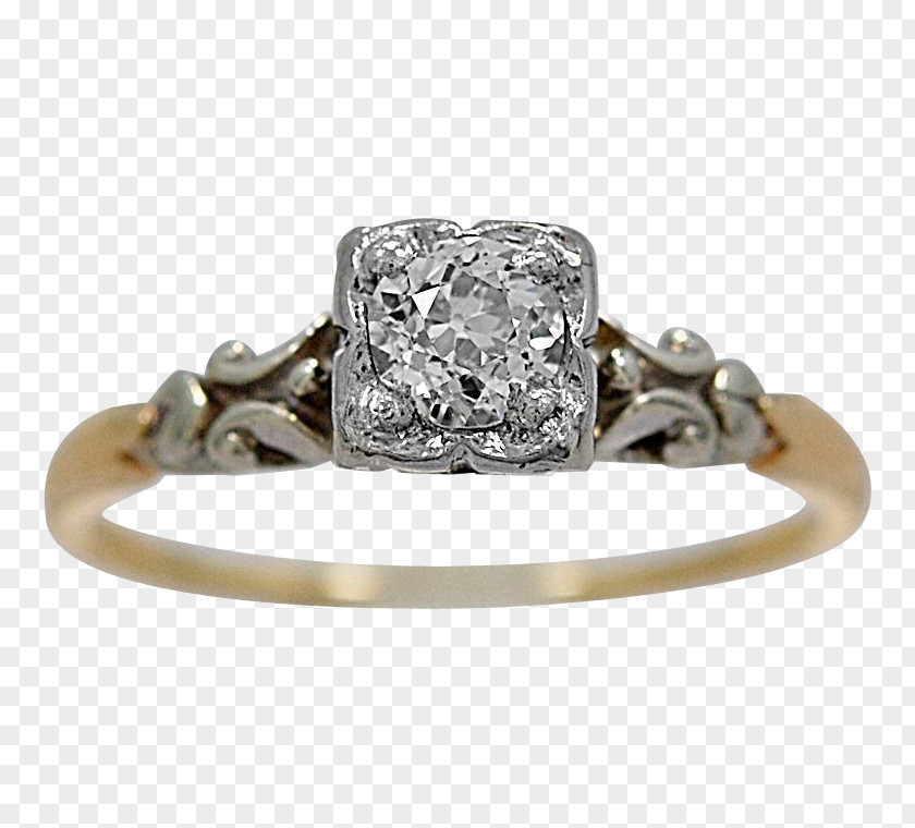 Diamond Engagement Ring Body Jewellery PNG