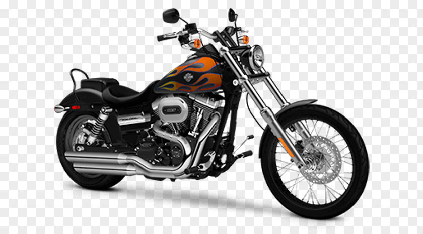 Motorcycle Harley-Davidson Super Glide CVO Street PNG