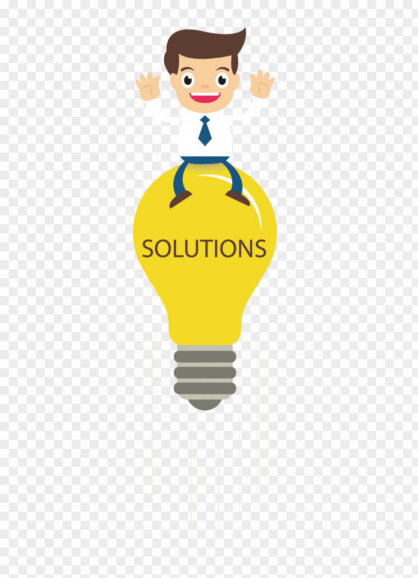 The Man Sitting On Light Bulb Presentation Slide Service Clip Art PNG