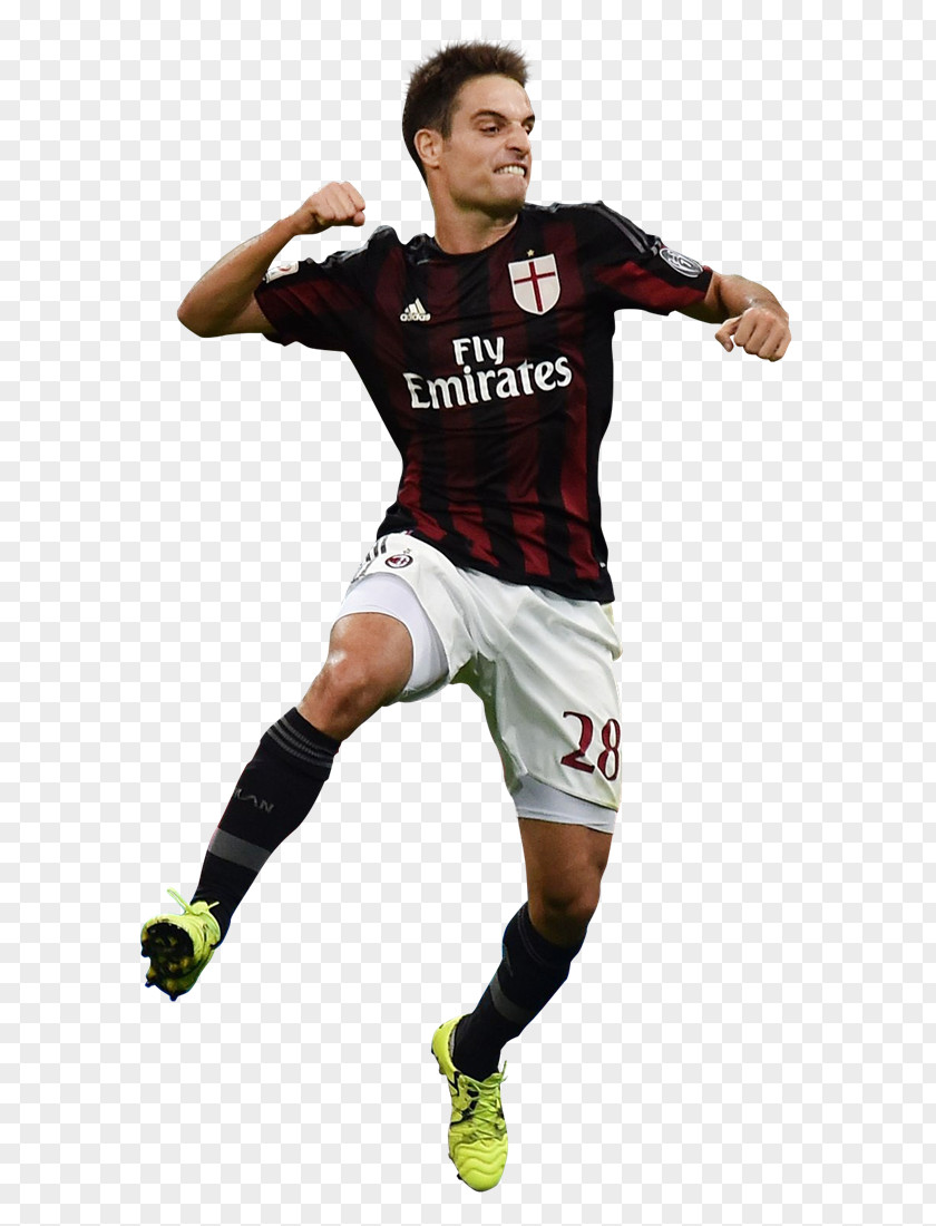 AC MILAN Giacomo Bonaventura A.C. Milan Jersey Football Player PNG