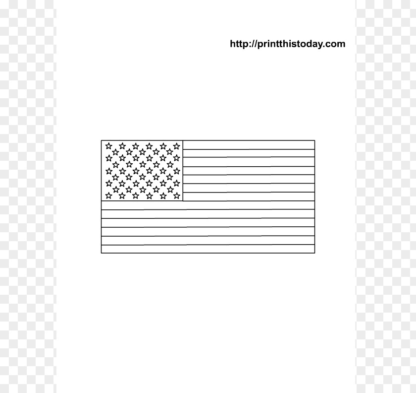 American Flag Printable Page Coloring Book Of The United States Child Drawing PNG