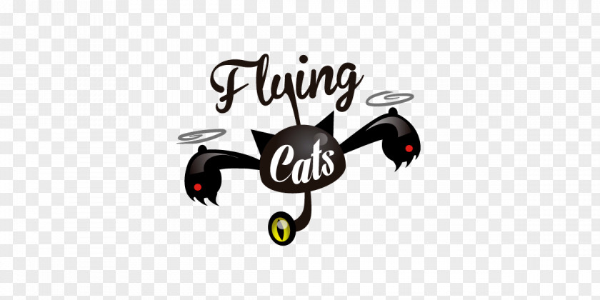 Flying Cat Insect Logo Illustration Clip Art Brand PNG