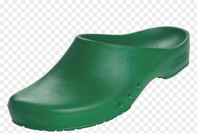 Operating Room Clog Slipper Shoe Green Footwear PNG