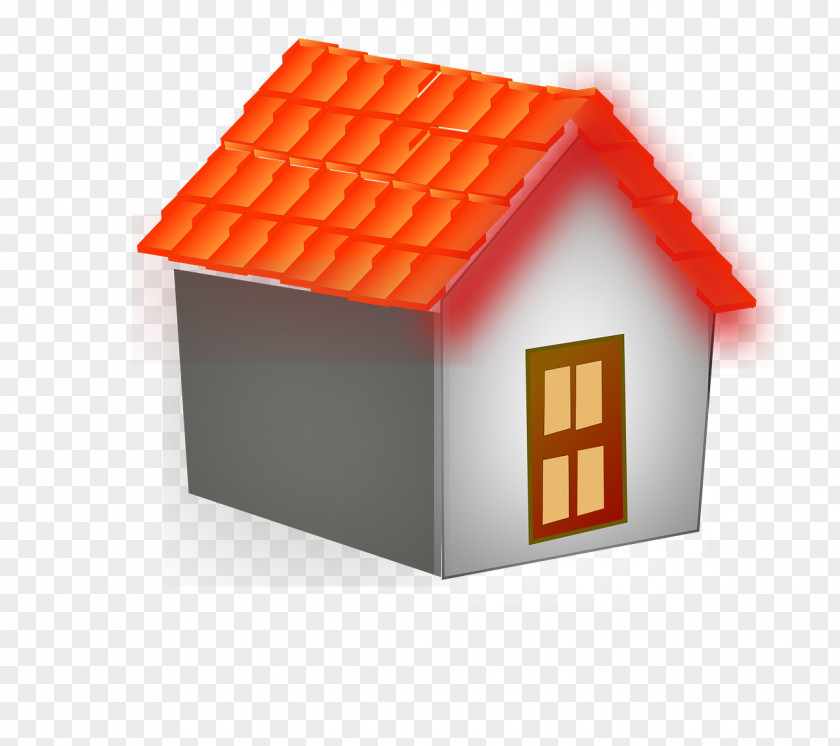 Orange Roof Of House Shingle Tiles Clip Art PNG