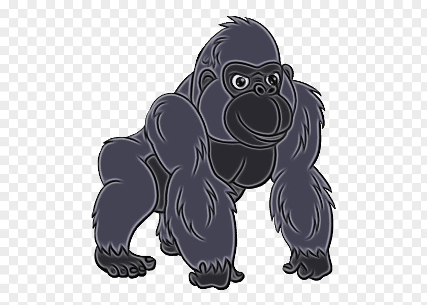 Primate Character Created By Gorilla Cartoon PNG