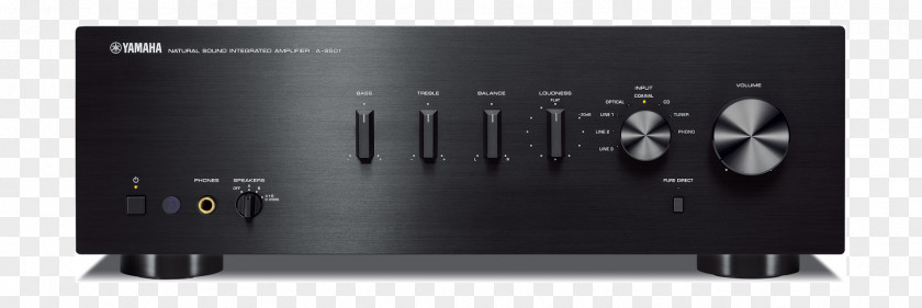 Yamaha A-S501 Audio Power Amplifier Corporation Integrated High Fidelity PNG