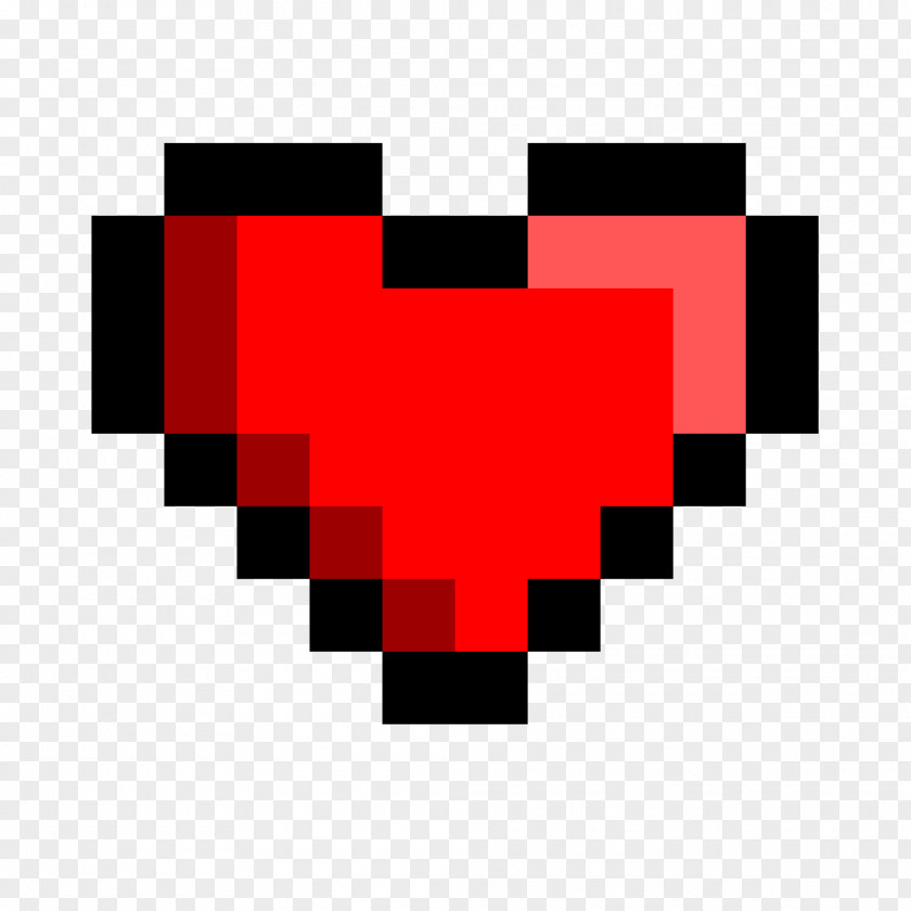 Clip Art 8Bit Heart Chiptune 8-bit Color PNG