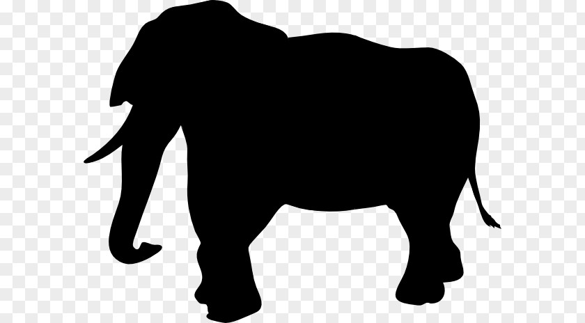 Elephant Silhouette Animal Silhouettes Elephantidae Asian Clip Art PNG