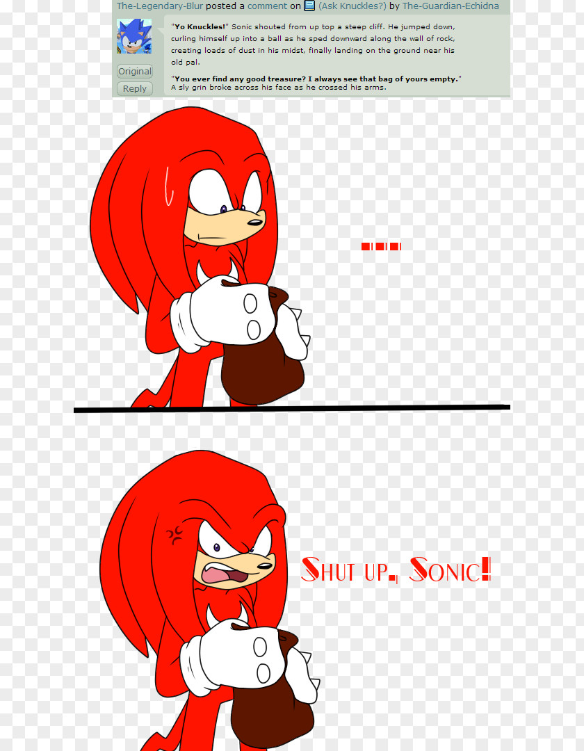 Uganda Knuckles The Echidna Sonic & Sega Master Emerald PNG