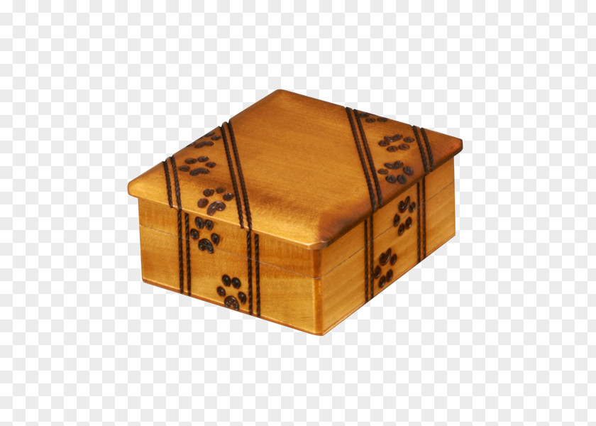 Wooden Box Bestattungsurne PNG