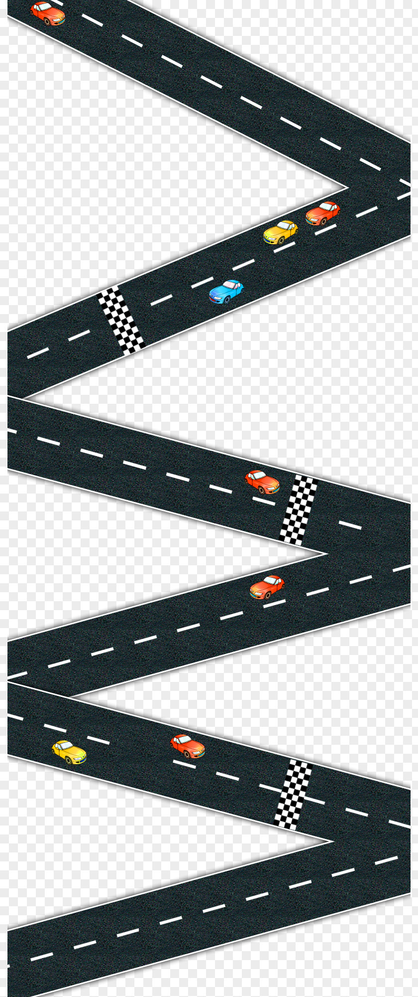 Black Motor Speedway Road Material Graphic Design Cartoon Download PNG