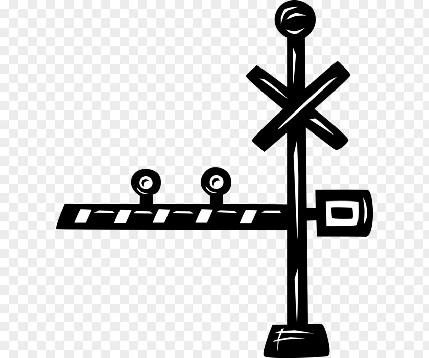 Train Rail Transport Clip Art Level Crossing Railway PNG