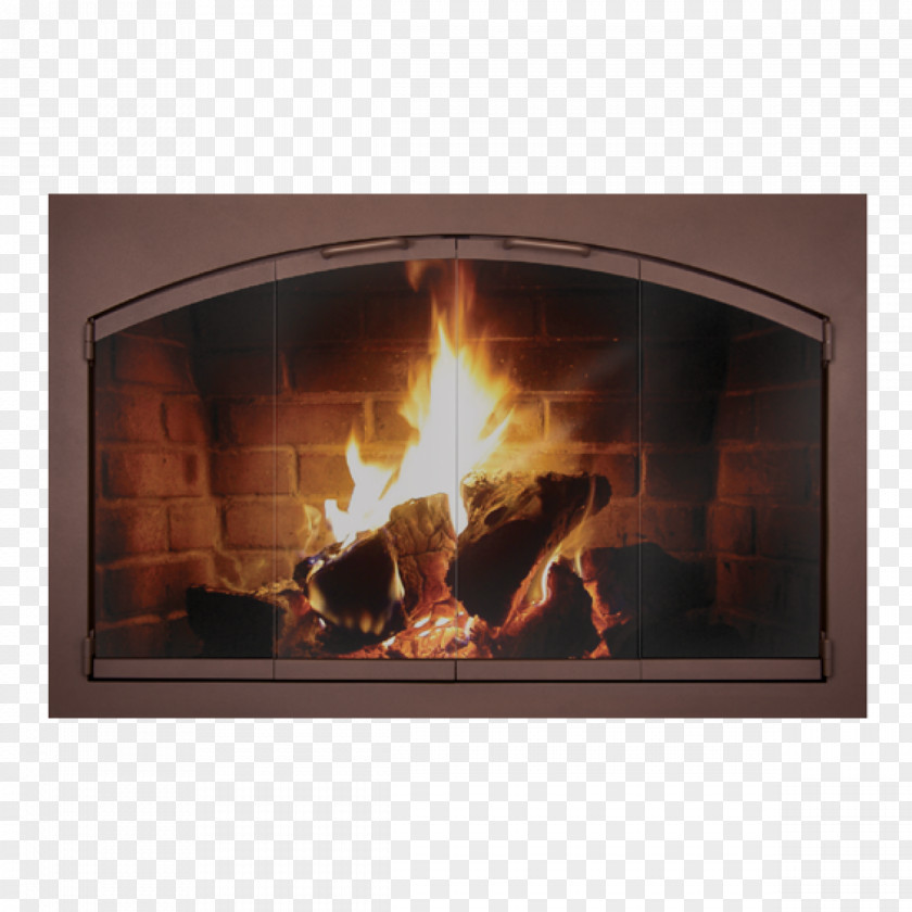 Door Fireplace Sliding Glass Thermo-Rite PNG