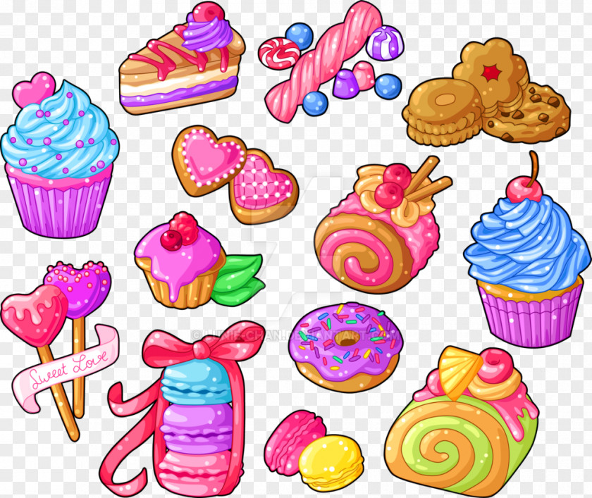 Line Cuisine Cake Decorating Clip Art PNG