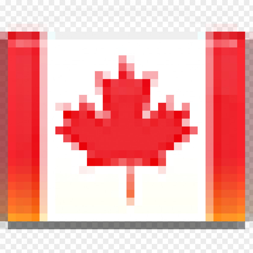Canada Flag Of Maple Leaf Decal PNG