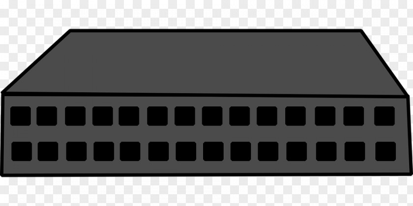 Computer Ethernet Hub Network Switch Networking Hardware PNG