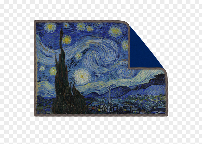 Famous Artwork Van Gogh Gogh, The Starry Night Over Rhône Almond Blossoms Painting PNG