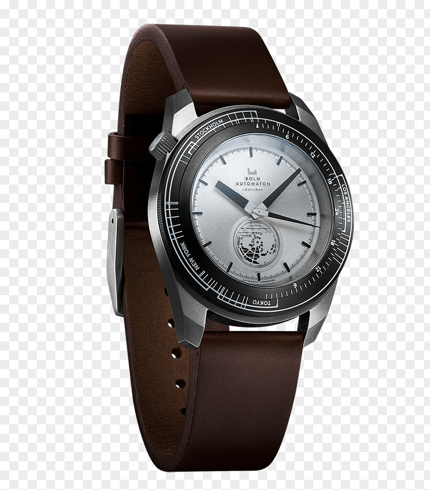 Guilloche Pattern Stainless Steel Automaton Watch Material PNG