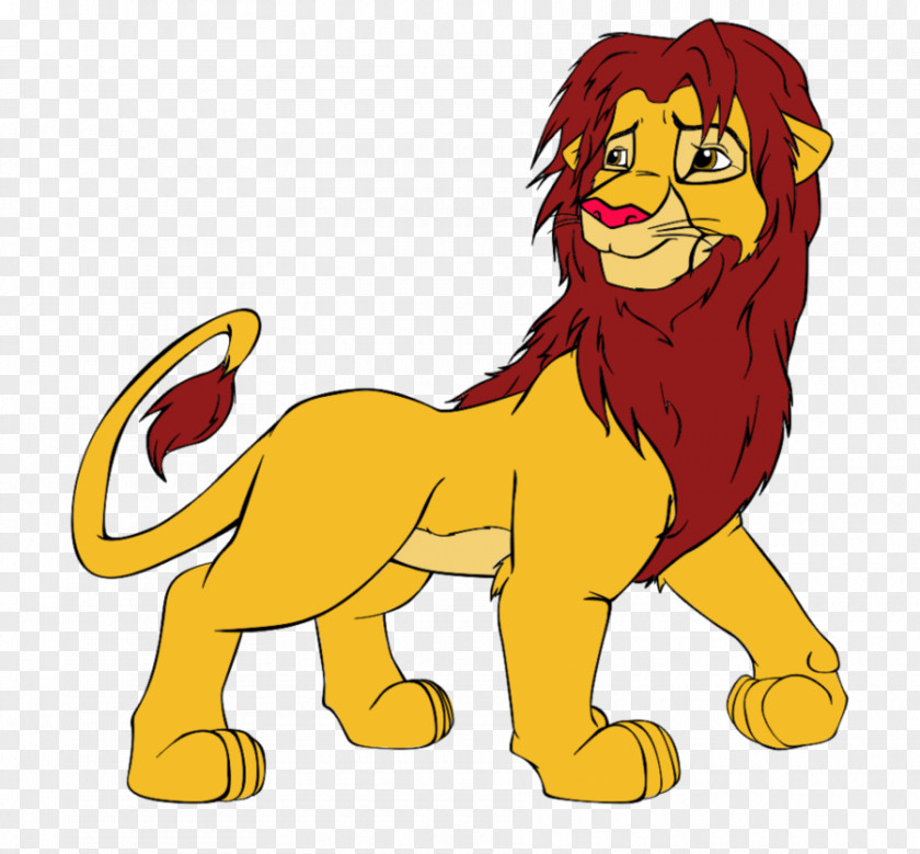 Lion King Simba Drawing Color PNG