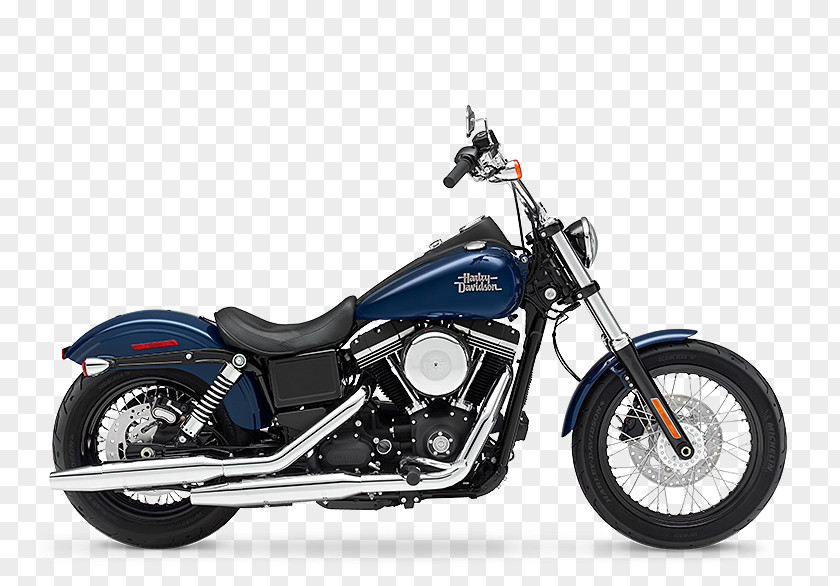 Motorcycle Harley-Davidson Super Glide Street PNG