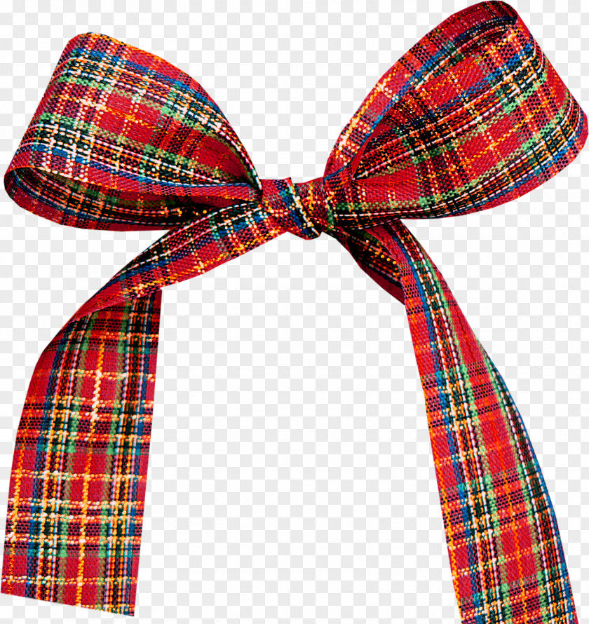 Plaid Bow Gift Ribbon Icon PNG