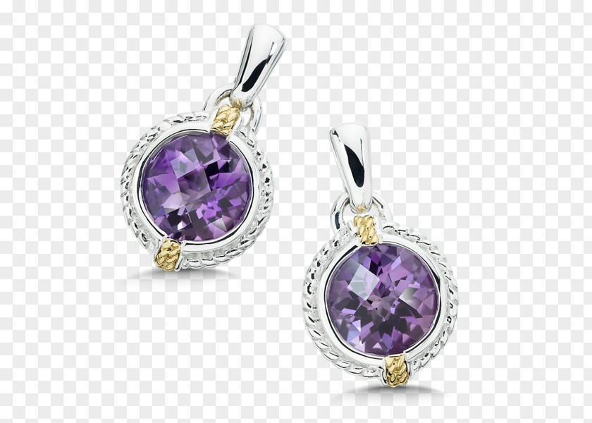 Amethyst Earring Jewellery Gemstone Charms & Pendants PNG