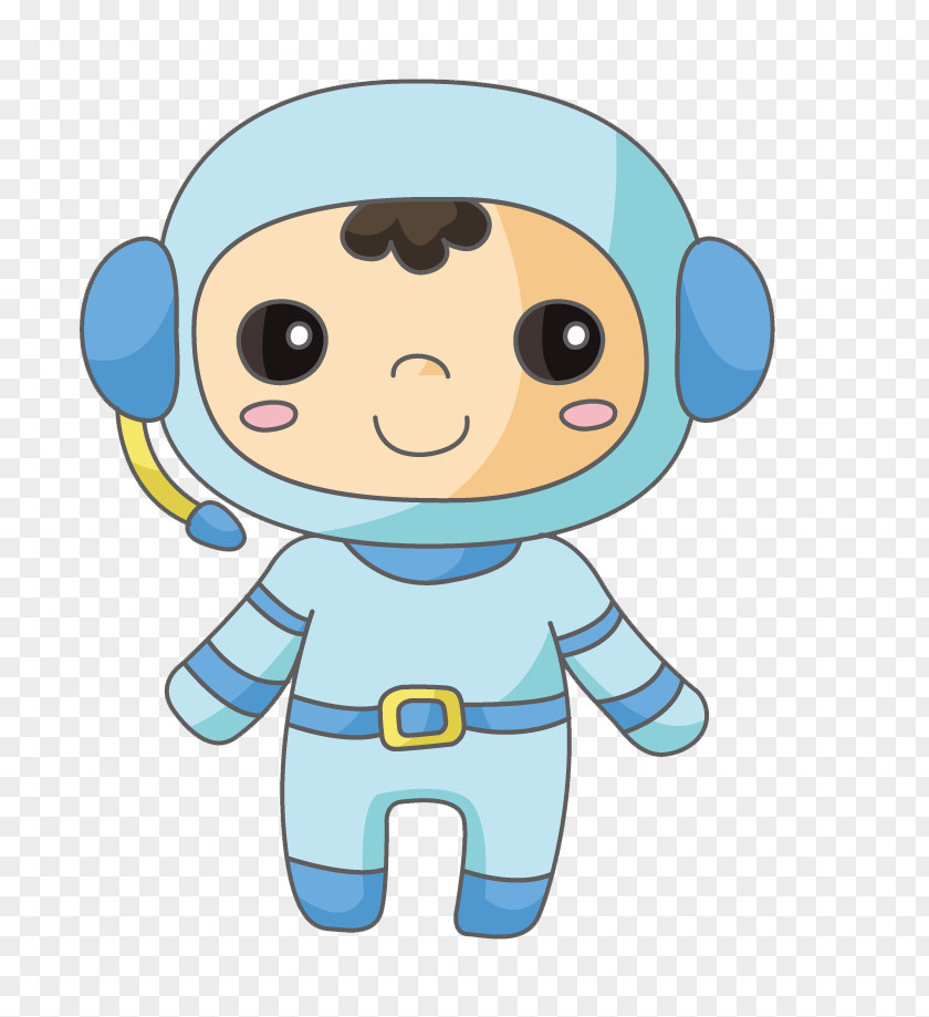 Astronaut Outer Space Cartoon Illustration PNG