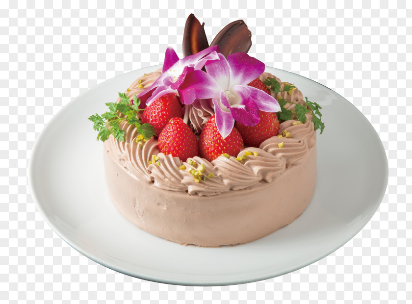 Chocolate Cake Mousse Bavarian Cream Torte PNG